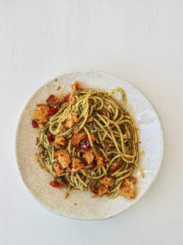 Carrot-top pasta — CookShelf