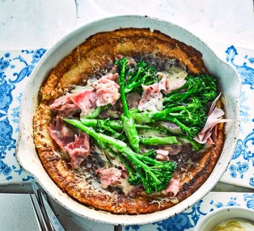 Ham & cheese Dutch baby pancake — CookShelf